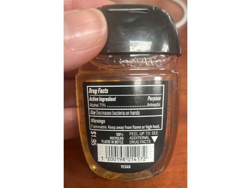 Bath & Body Works PocketBac Anti-Bacterial Hand Gel, Pumpkin Carving, 1 fl oz/29 mL