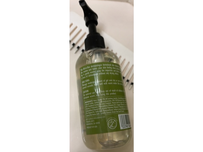 Trader Joe's Nourish All In One Facial Cleanser, 8.45 fl oz/250 mL