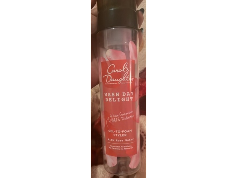 Carols Daughter Wash Day Delight Gel To Foam Styler, Rose Water, 8.5 fl oz/250 mL