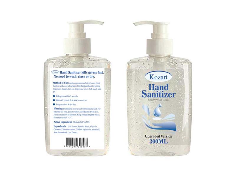 Kozart Hand Sanitizer, 300 ml