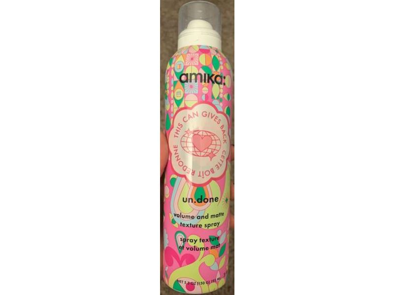 Amika Un.Done Volume And Matte Texture Spray, 5.3 oz/192 mL