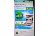 Seventh Generation Dishwasher Cleaner, Fragrance Free, Pack Of 6 - Image 3