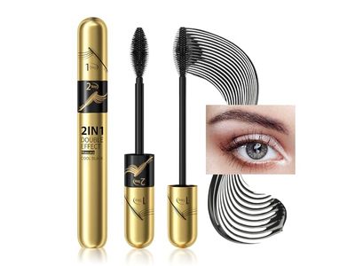 Fanterday 2 In 1 Double Effect Mascara, Cool Black, 0.28 fl oz