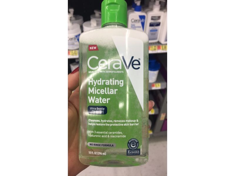 CeraVe Hydrating Micellar Water Ultra Gentle Cleanser, 10 fl oz