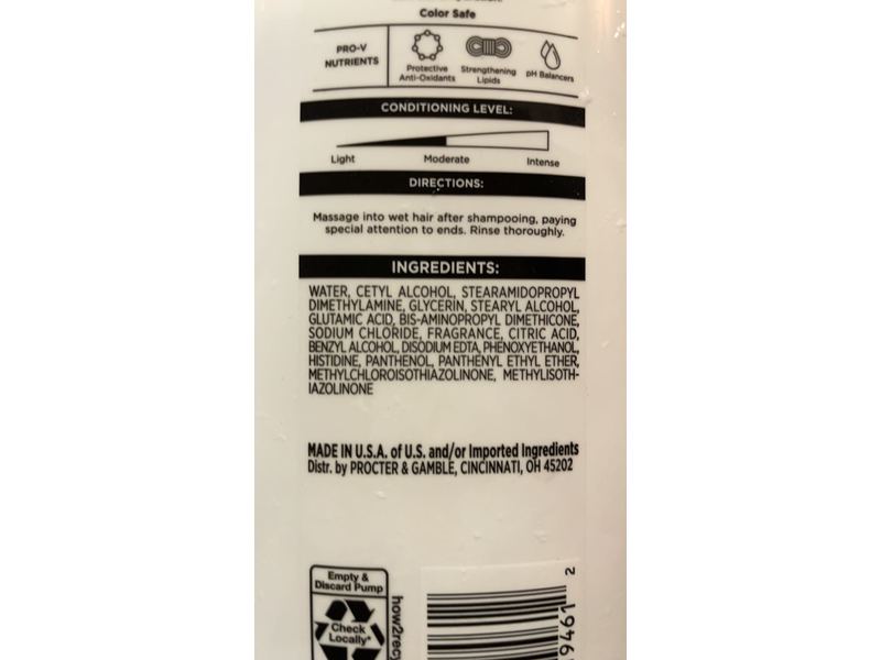 Pantene Pro-V Daily Moisture Renewal Conditioner, 21.4 fl oz/635 mL