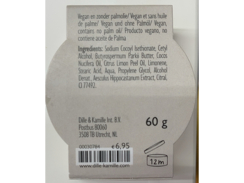 Dille & Kamille Shampoo Bar, Oil Hair, 60 g