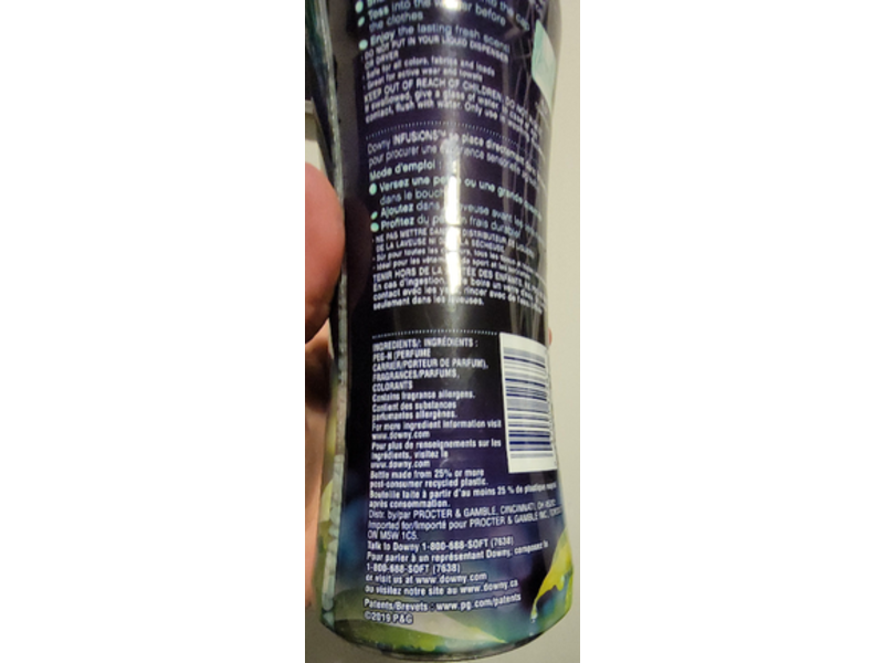 Downy Infusions Scent Booster Beads, Refresh, Birch Water & Botanicals, 20.1 oz/570 g