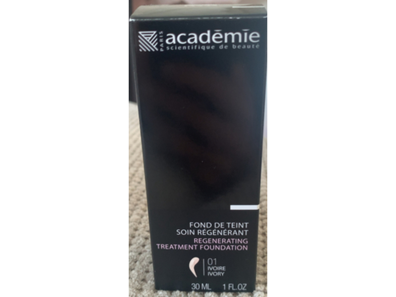 Academie Regenerating Treatment Foundation, 01 Ivory, 1 fl oz/30 mL