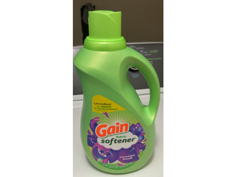 Gain Fabric Softener, Moonlight Breeze, 98 Loads, 72 fl oz/2.15 L