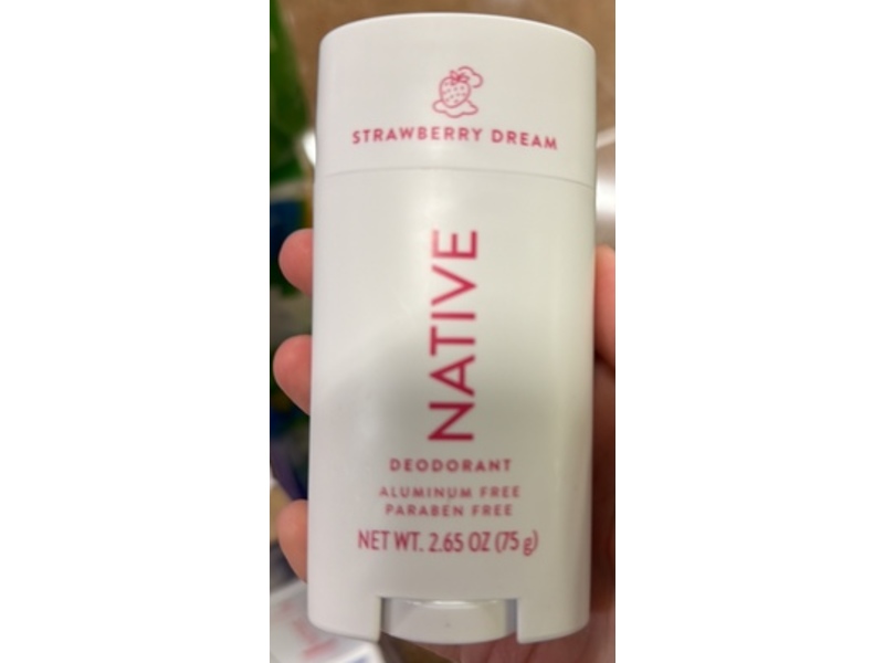 Native Deodorant, Strawberry Dream, 2.65 oz/75 g