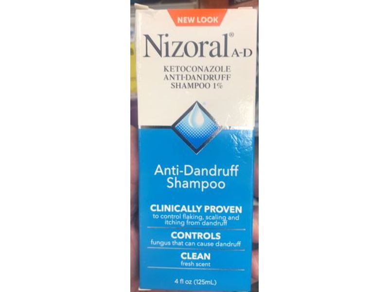 Nizoral Anti-Dandruff Shampoo, Fresh Scent, 4 fl oz (125 mL)