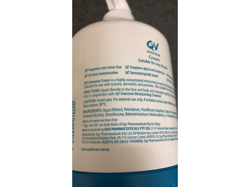 QV Intensive Cream, 500 g