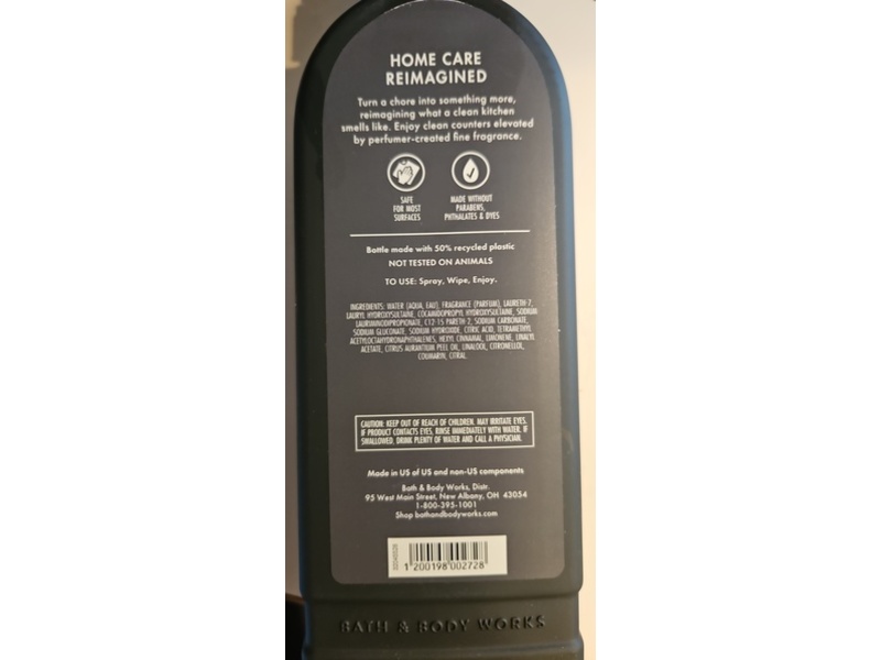 Bath & Body Works Counter Spray, Mahogany Teakwood, 20 fl oz/591 mL