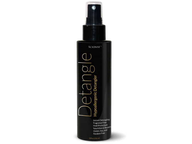 Scionse Hypoallergenic Detangler, Fragrance Free, 8 fl oz/236 mL