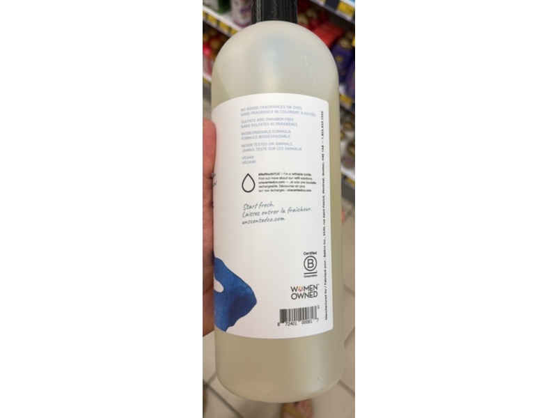 The Unscented Company Hydrating Shampoo, Vegan Keratin, 32 fl oz/946 mL