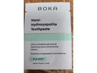 Boka Nano-Hydroxyapatite Toothpaste, Ela Mint, Fluoride-Free, 0.06 fl oz/2 mL - thumbnail 1