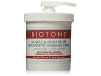Biotone Muscle & Joint Relief Therapeutic Massage Creme, 16 fl oz/472 mL - Image 2