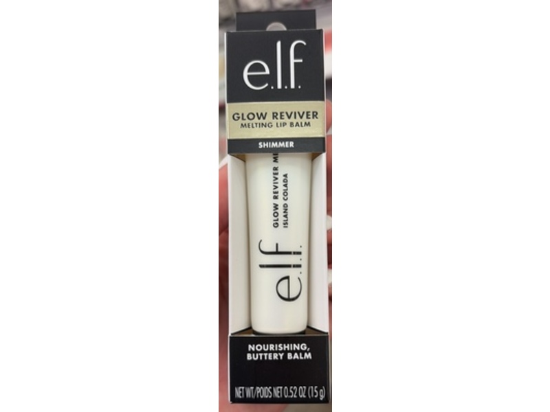 e.l.f. Glow Reviver Melting Lip Balm, Island Colada, 0.52 oz/15 g
