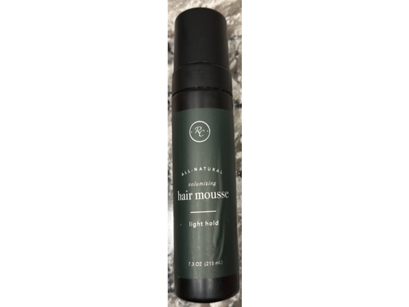 Rowe Casa Organics All-Natural Volumizing Hair Mousse, Light Hold, 7.3 oz/215 mL