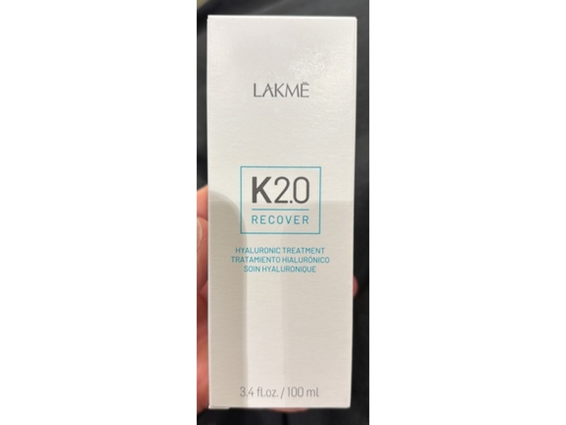 Lakme K2.0 Recover Hyaluronic Treatment, 3.4 fl oz/100 mL