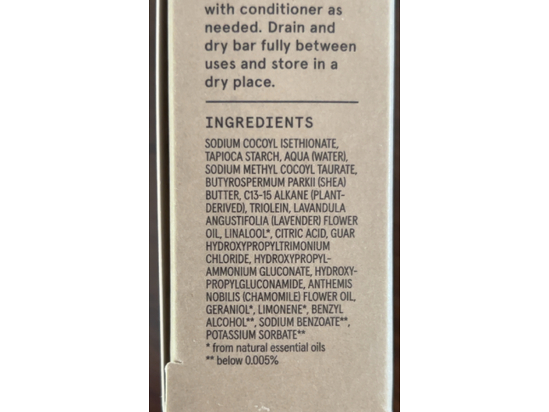 Super Zero Solid Shampoo Bar for Dry, Damaged Hair & Light Frizz, 2.15 oz/61 g