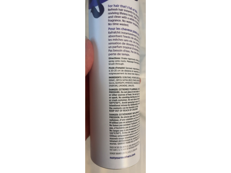 Not Your Mother's Plump For Joy Body Building Dry Shampoo, 7 oz/198 g