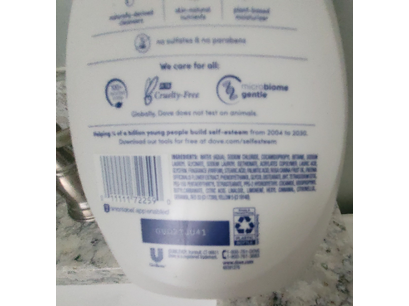 Dove Renewing Nourishing Body wash, Peony & Rose Oil, 34 fl oz/1 L