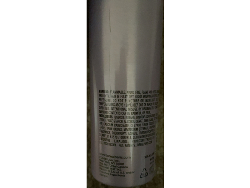 L'Oreal Paris EverPure Tinted Dry Shampoo, Dark Tones, 4.05 oz/154 mL