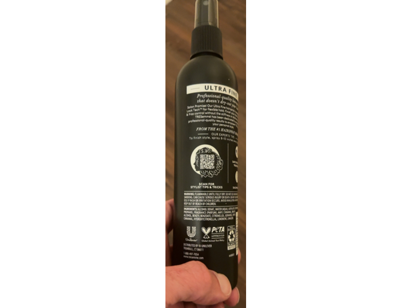 Tresemme Ultra Fine Hair Spray,Hold 3, 10 fl oz/295 mL