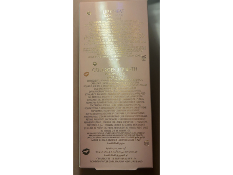 Charlotte Tilbury Mini Glossy Pink Lip Gloss + Lip Liner Set, Nude Pink, 0.08 fl oz/2.6 mL