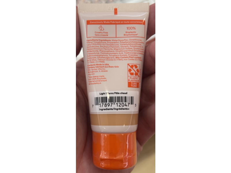 Ulta Beauty Complexion Crush Medium Coverage Foundation, Light Warm, 1 fl oz/29 mL