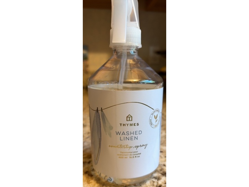 Thymes Countertop Spray, Washed Linen, 16.5 fl oz/488 mL