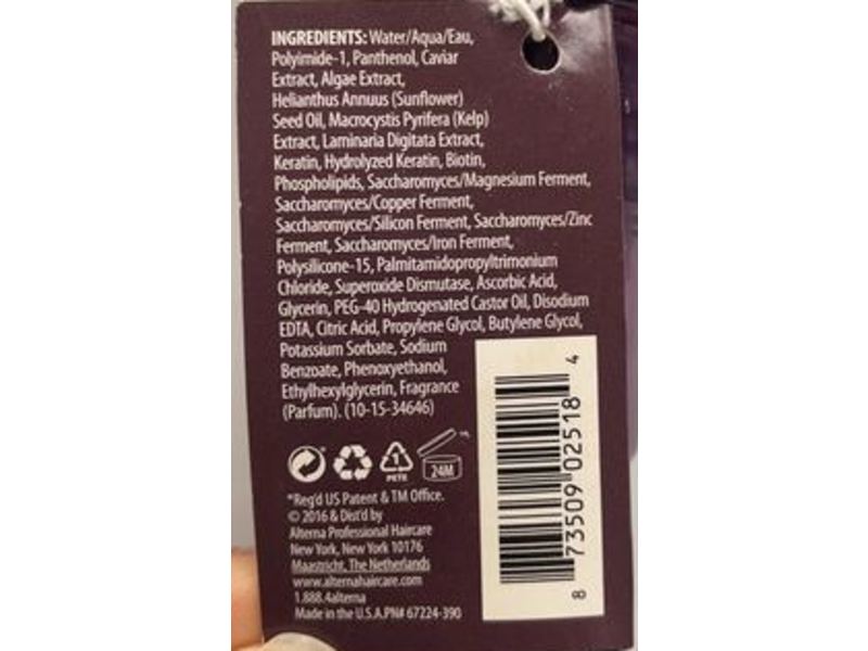 Alterna Haircare Caviar Anti-Aging Miracle Multiplying Volume Mist, 1.4 fl oz/41 mL