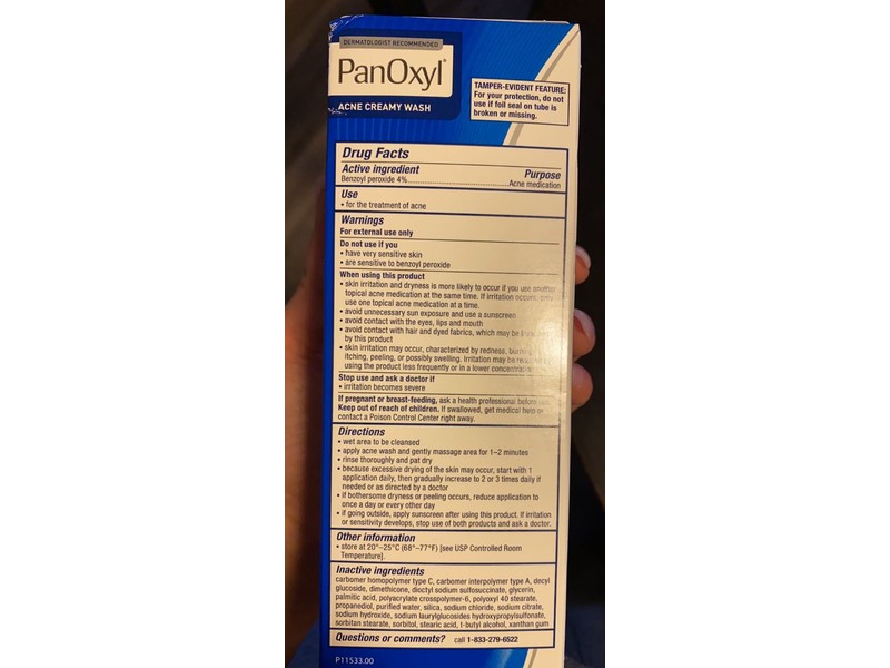 PanOxyl Acne Creamy Wash, 6 oz (170 g)