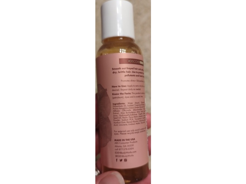 Eden Bodyworks Almond Marshmallow Hydration Serum, 2 fl oz/59 mL