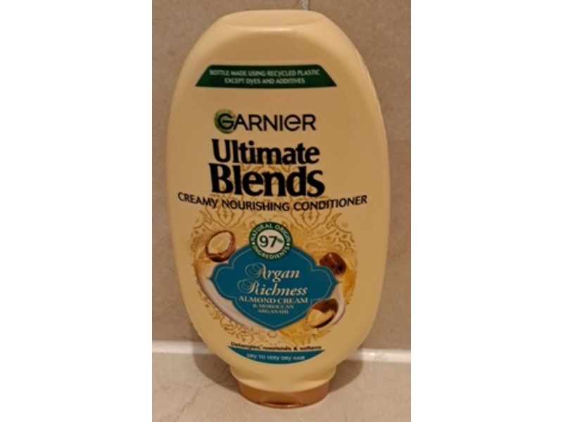 Garnier Ultimate Blends Creamy Nourishing Conditioner, Argan Richness, 400 mL