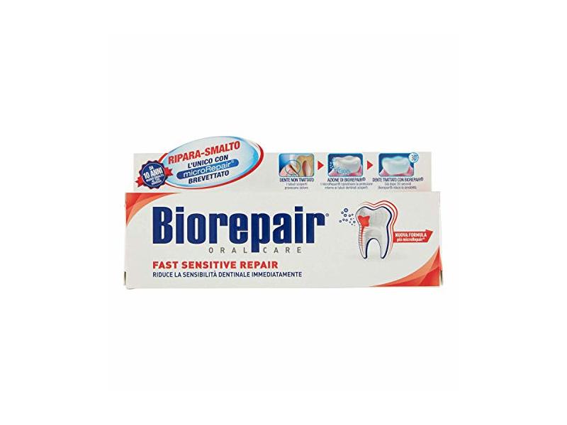 Biorepair Fast Sensitive Repair Toothpaste, 2.5 fl oz/75 mL