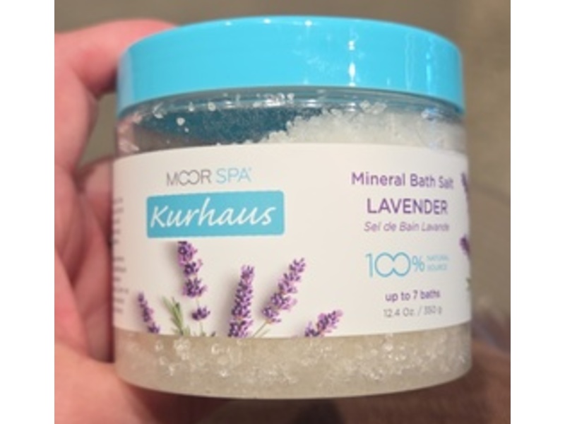 Moor Spa Kurhaus Mineral Bath Salt, Lavender, 12.4 oz/350 g