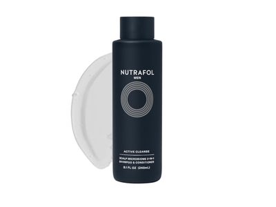 Nutrafol Men Scalp Microbiome 2-In-1 Shampoo & Conditioner, 8.1 fl oz/240 mL