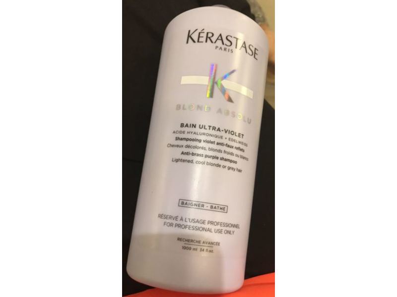 Kerastase Bain Ultra-Violet Purple Shampoo, 34 fl oz/1000 mL
