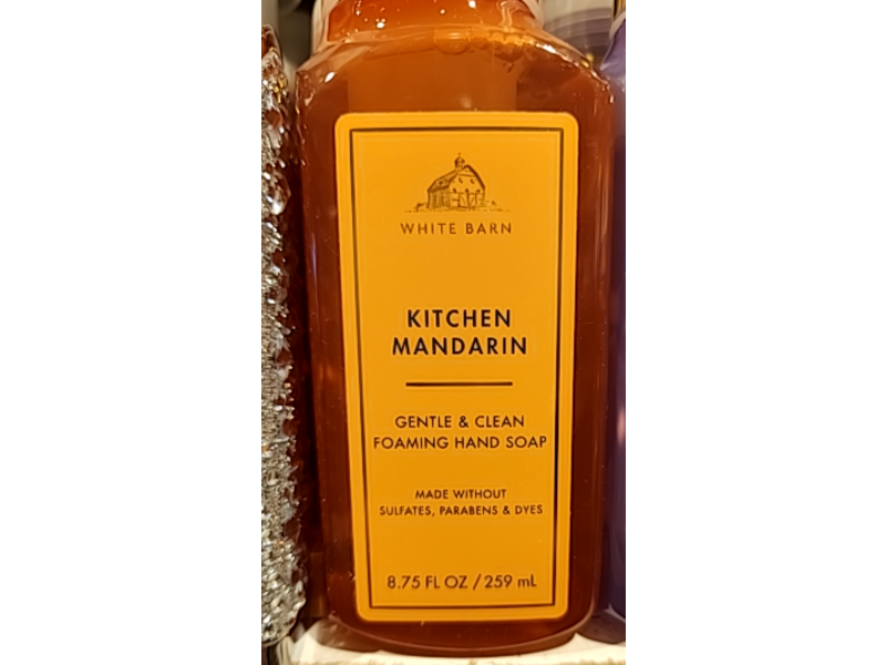 White Barn Gentle & Clean Foaming Hand Soap, Kitchen Mandarin, 8.75 fl oz/259 mL