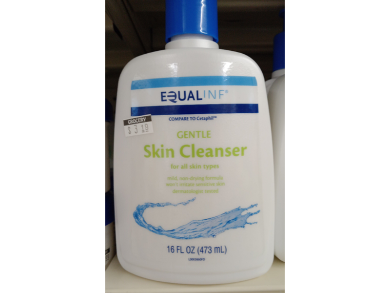 Equaline Gentle Skin Cleanser, All Skin Types, 16 fl oz/473 mL