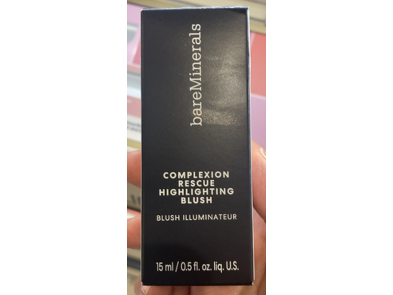 bareMinerals Complexion Rescue Highlighting Blush, Peach Glow, 0.5 fl oz/15 mL