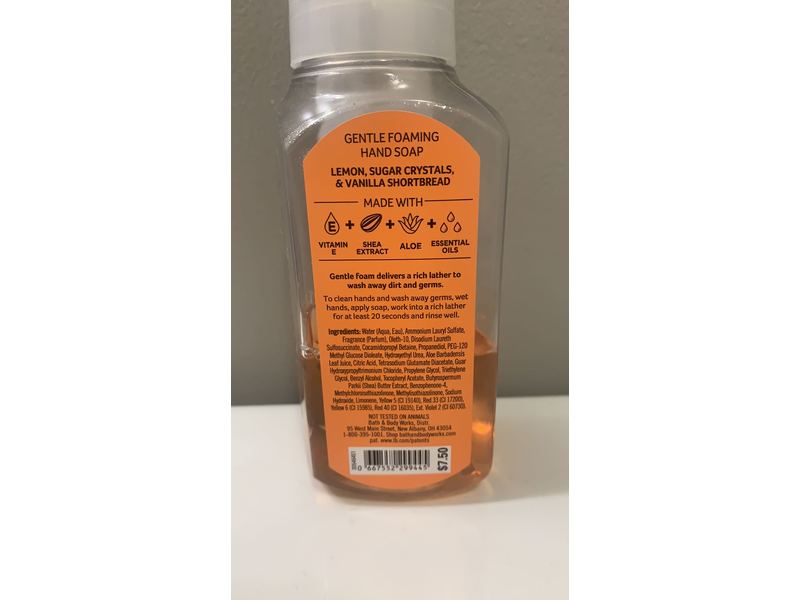 Bath & Body Works Stay Pawsitive Hand Soap, Iced Vanilla Cookie Hand Soap, 8.25 fl oz/244 mL