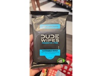 Dude Flushable Wipes, Fragrance Free, 10 Count - thumbnail 2