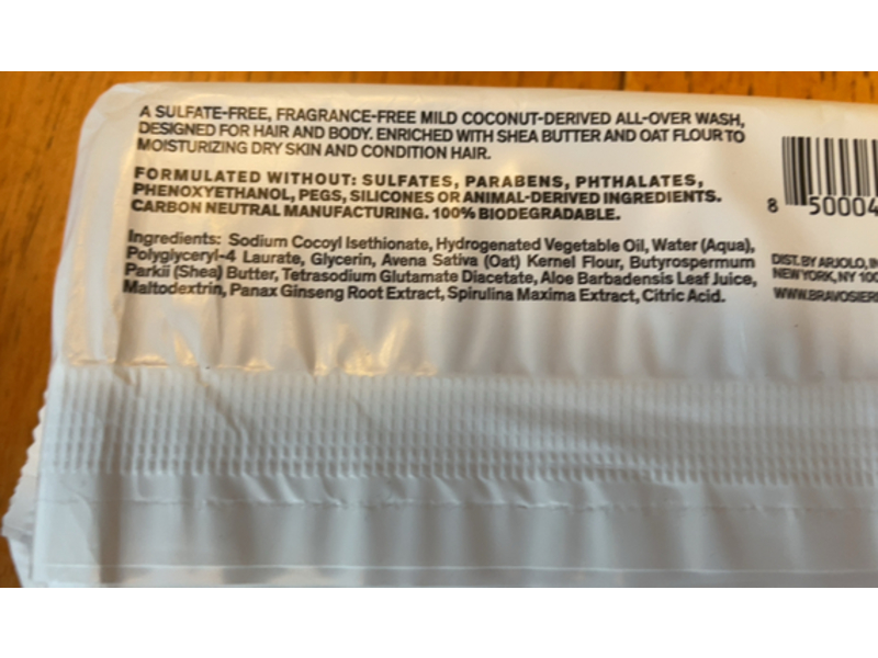 Bravo Sierra Hair & Body Solid Cleanser, Unscented