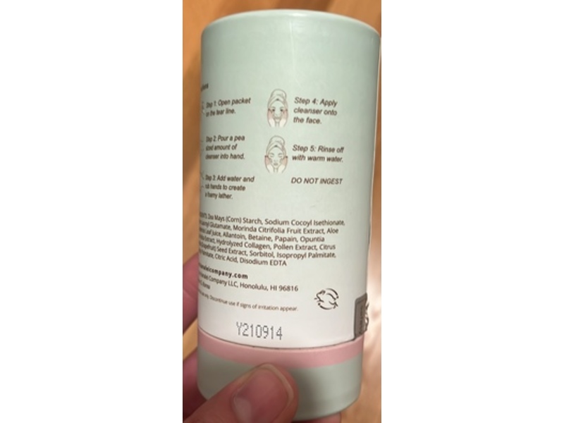 Hanalei Papaya Enzyme Powder Face Cleanser, 0.03 oz/1 g, 14 Count