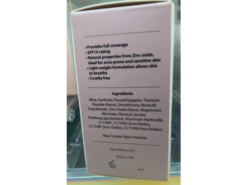 Thin Lizzy Mineral Foundation Loose Powder, SPF 10, Minx, 0.53 oz/15 g