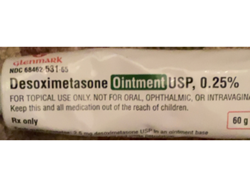 Desoximetasone Ointment, 0.25%, 60 g, Glenmark (Rx)