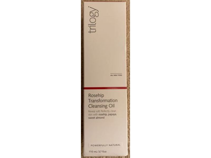 Trilogy Transformation Cleansing Oil, Rosehip, 3.7 fl oz/110 mL